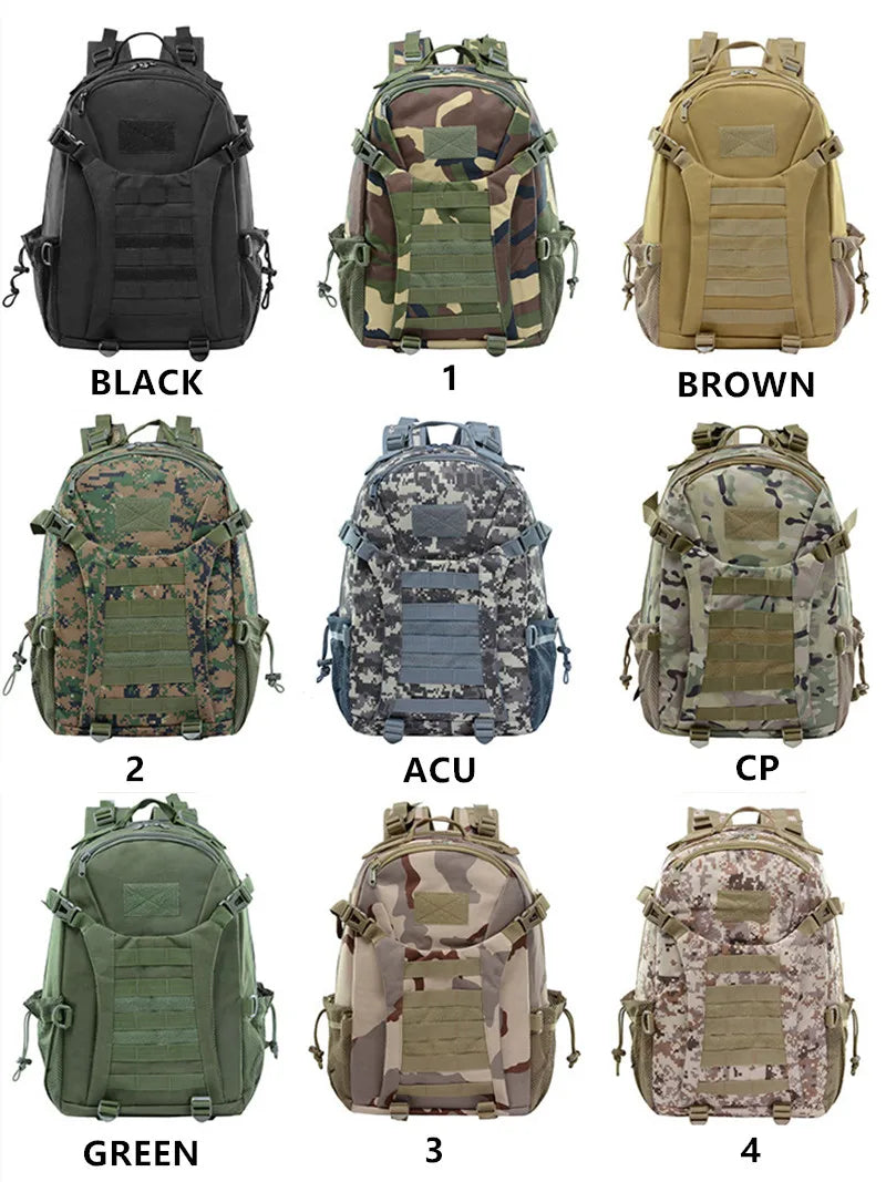 Military Camping Backpack 900D Oxford Cloth Waterproof Sports Bag