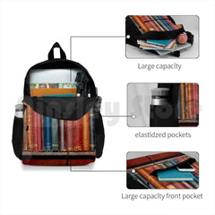 Mini Library Classic Books Hiking Backpack Waterproof Camping Travel Books