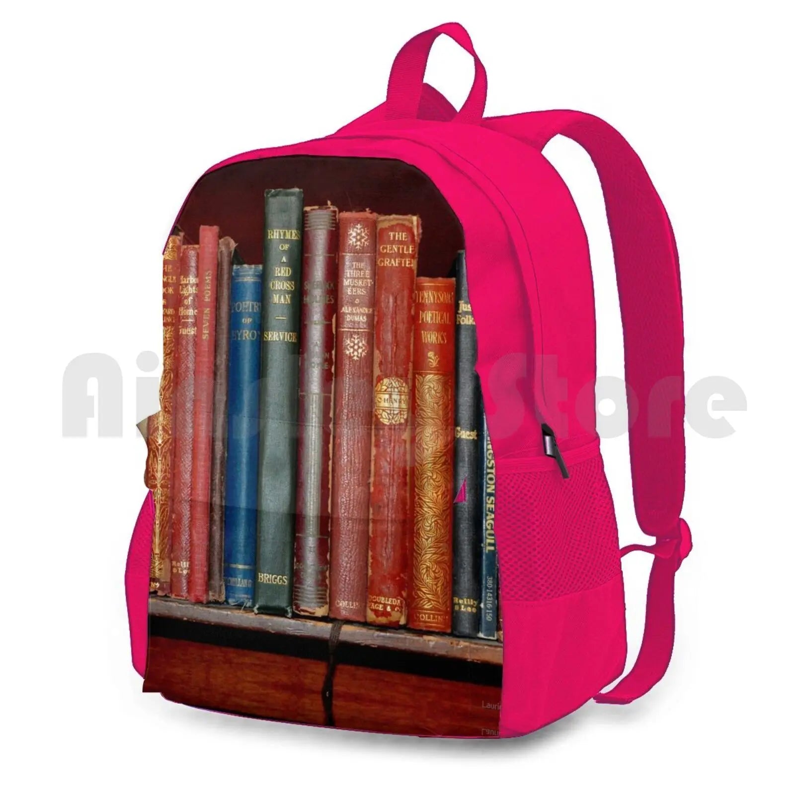 Mini Library Classic Books Hiking Backpack Waterproof Camping Travel Books