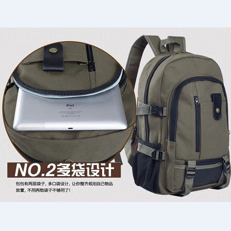 Casual Camping Male Backpack Laptop Hiking Bag Large Capacity Men Travel Backpac