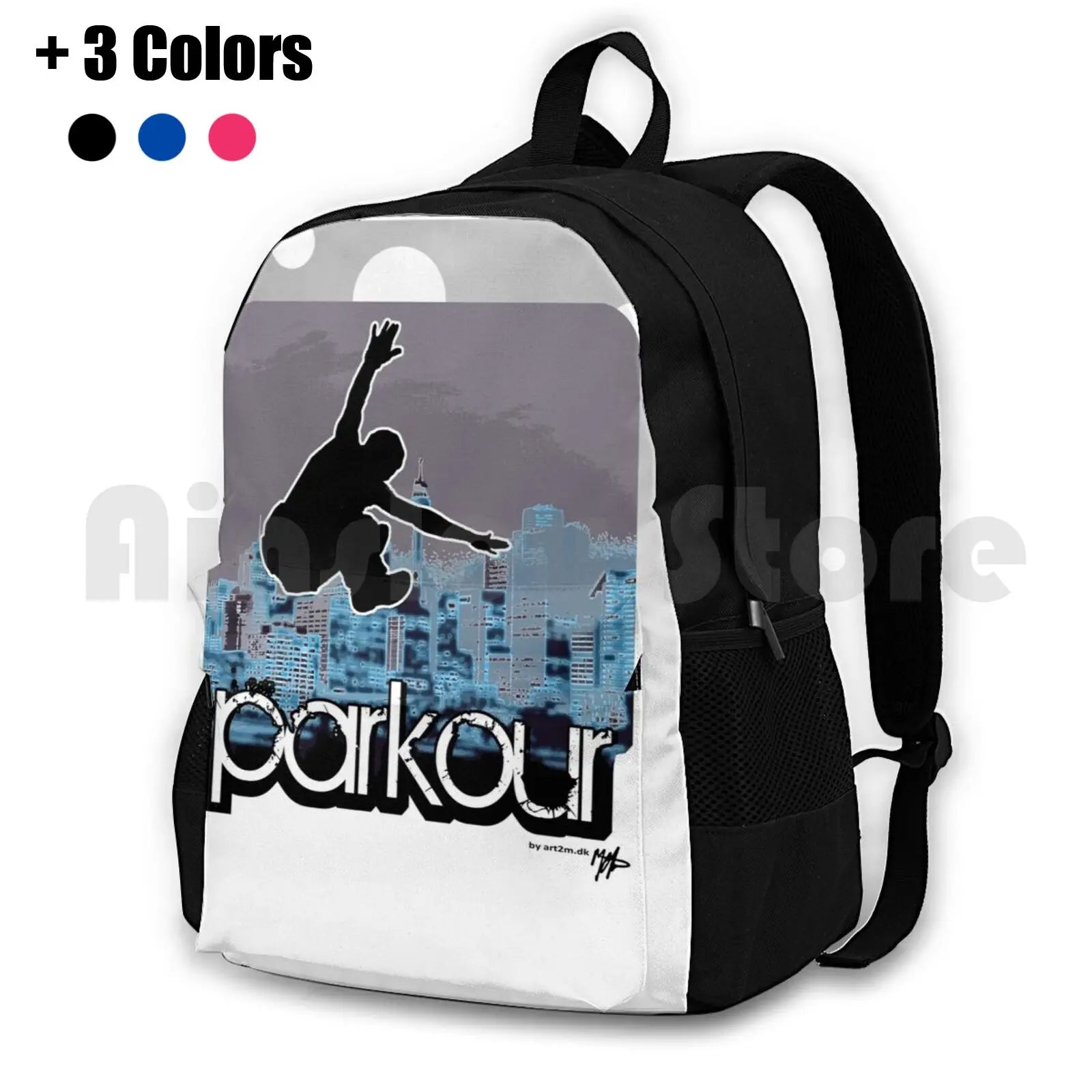 Blue5 Outdoor Hiking Backpack Waterproof Camping Travel Parkour