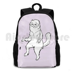 Persian Cat Guardian Outdoor Hiking Backpack Waterproof Camping Travel