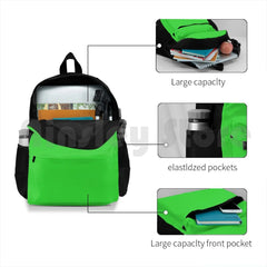 Outdoor Hiking Backpack Waterproof Camping Travel Lime Green