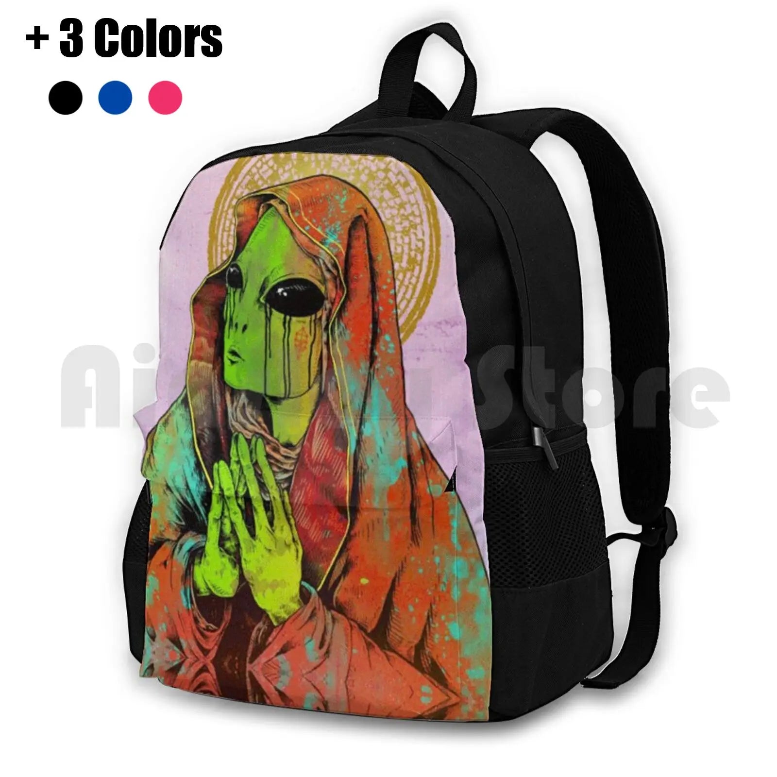 Praying Outdoor Hiking Backpack Waterproof Camping Travel