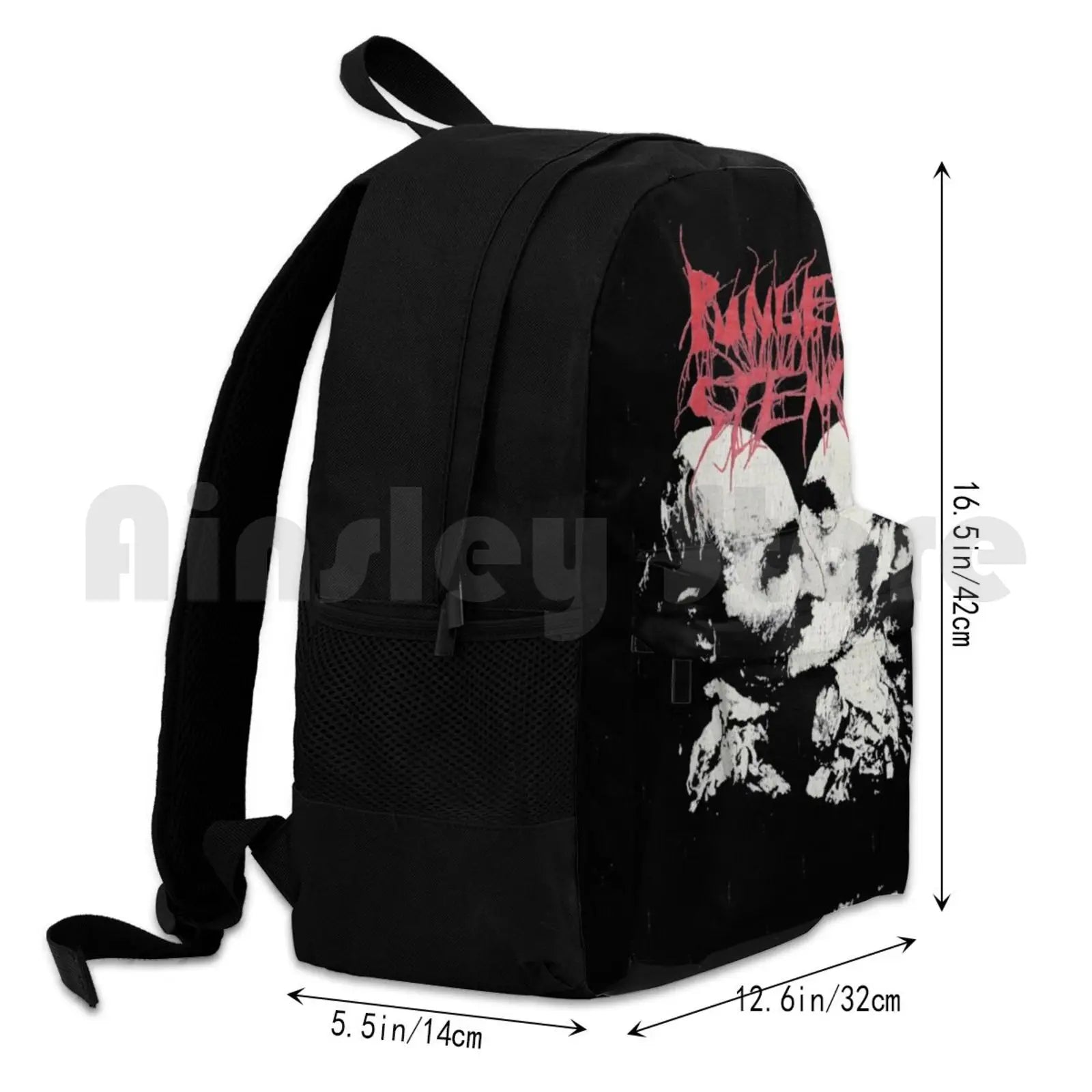 Pungent Stench Hiking Backpack Waterproof Camping Travel Metal Band