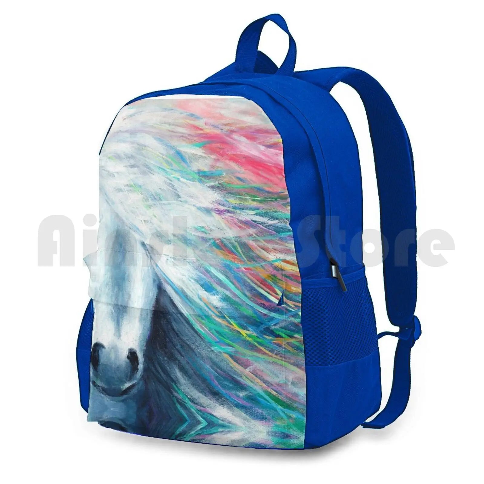 Rainbow Horse Outdoor Hiking Backpack Waterproof Camping Travel