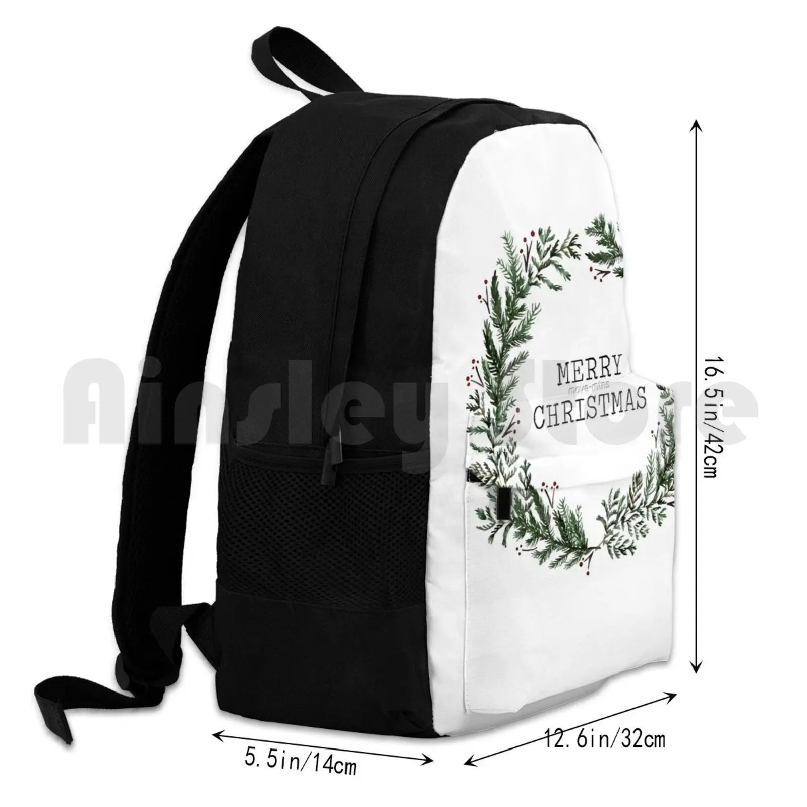 Christmas Hiking Backpack Waterproof Camping Travel Merry