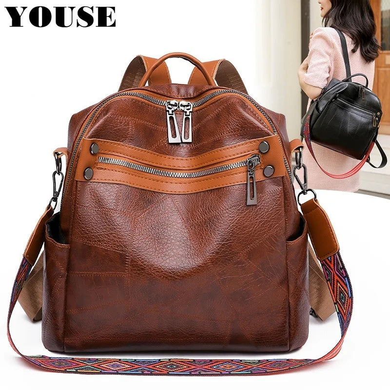 Stylish Shoulder Backpack for Women Men Girls School Camping