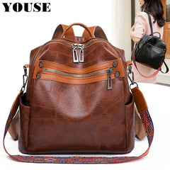 Stylish Shoulder Backpack for Women Men Girls School Camping