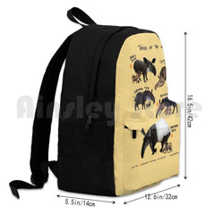 Tapirs Of The World Outdoor Hiking Backpack Waterproof Camping Travel