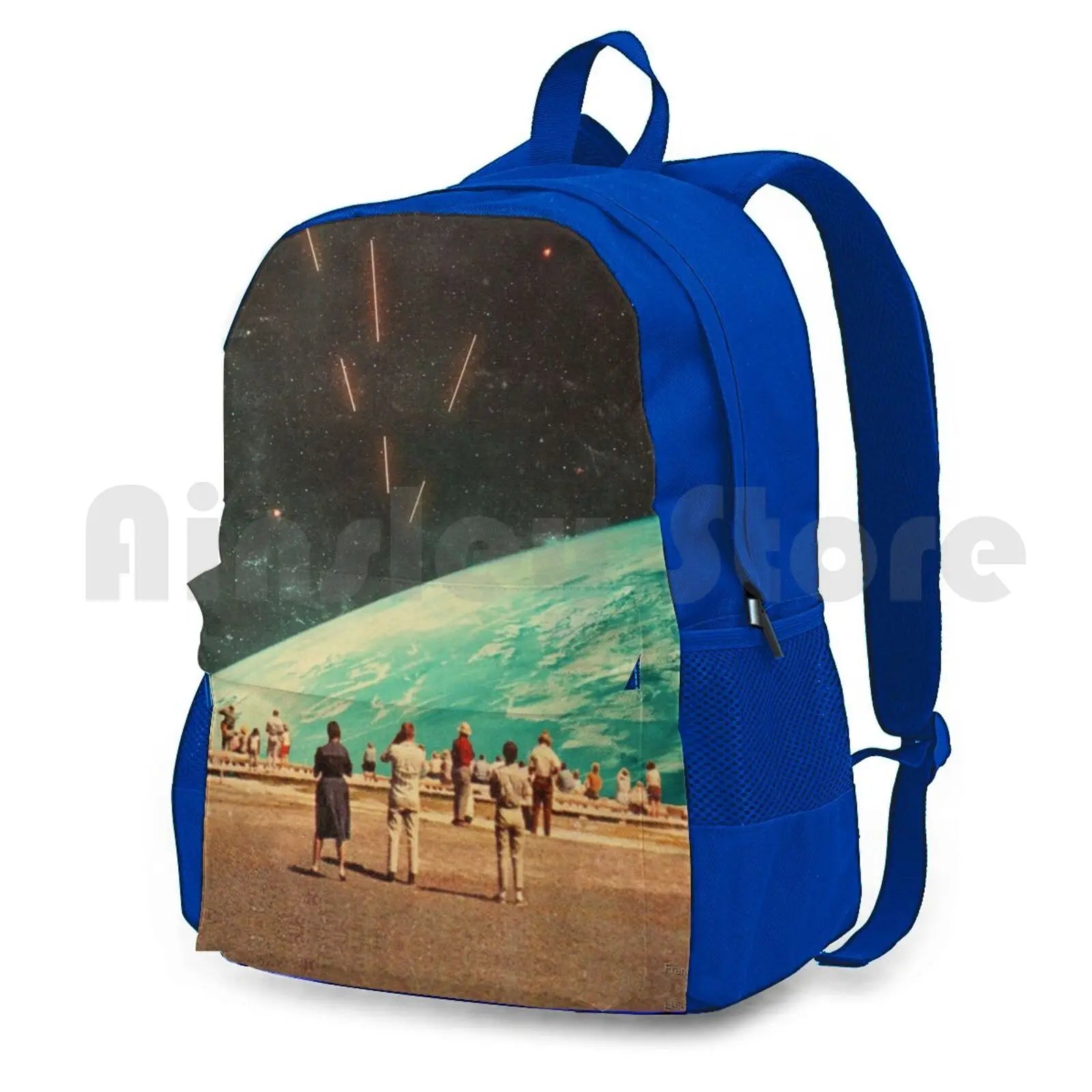 Vintage Retro Hiking Backpack Waterproof Camping Travel