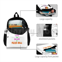 Pizza Ball Outdoor Hiking Backpack Waterproof Camping Travel