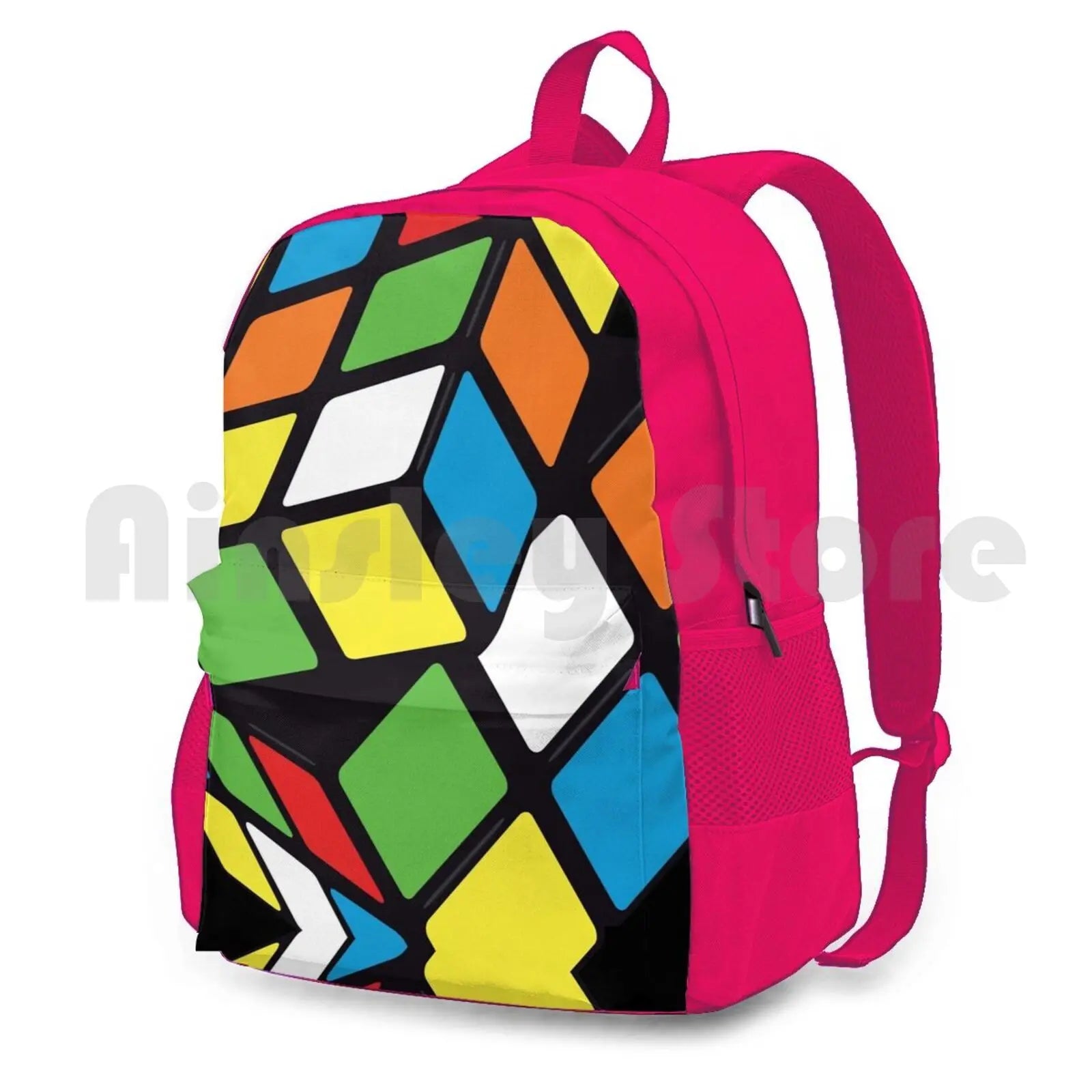 Twisting Cube Hiking Backpack Waterproof Camping Travel