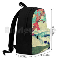 Outdoor Hiking Backpack Waterproof Camping Travel Ocean Shore