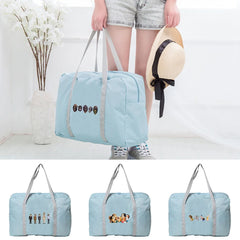 Cartoon Printed Travel Bag Camping Organizer Luggage Duffle Handbags Men