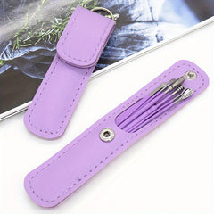 Stainless Steel Ear Pick Set Ear Wax Removal Kit with Portable Bag