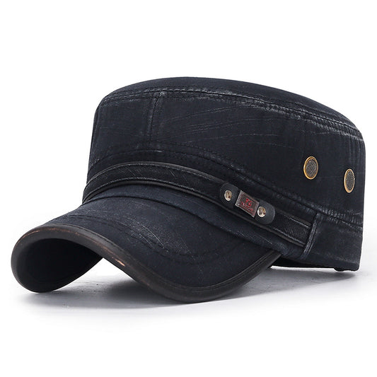 Vintage Baseball Cap Snapback Hat Cadet Army Cap Hip Hop Hat