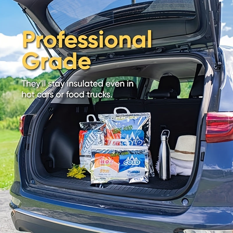 Insulated Aluminum Foil Thermal Bag for Takeout, 50x50cm