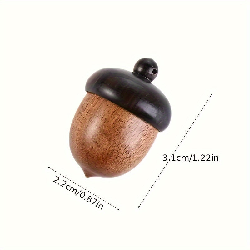 Solid Wood Medicine Pill Box Sandalwood Wooden Pill Case Portable Storage