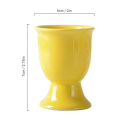 1pc Ceramic Egg Cup Easter Egg Display Stand Porcelain Egg Stand Holders