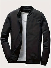 Men's Casual Zip Up Windbreaker Jacket