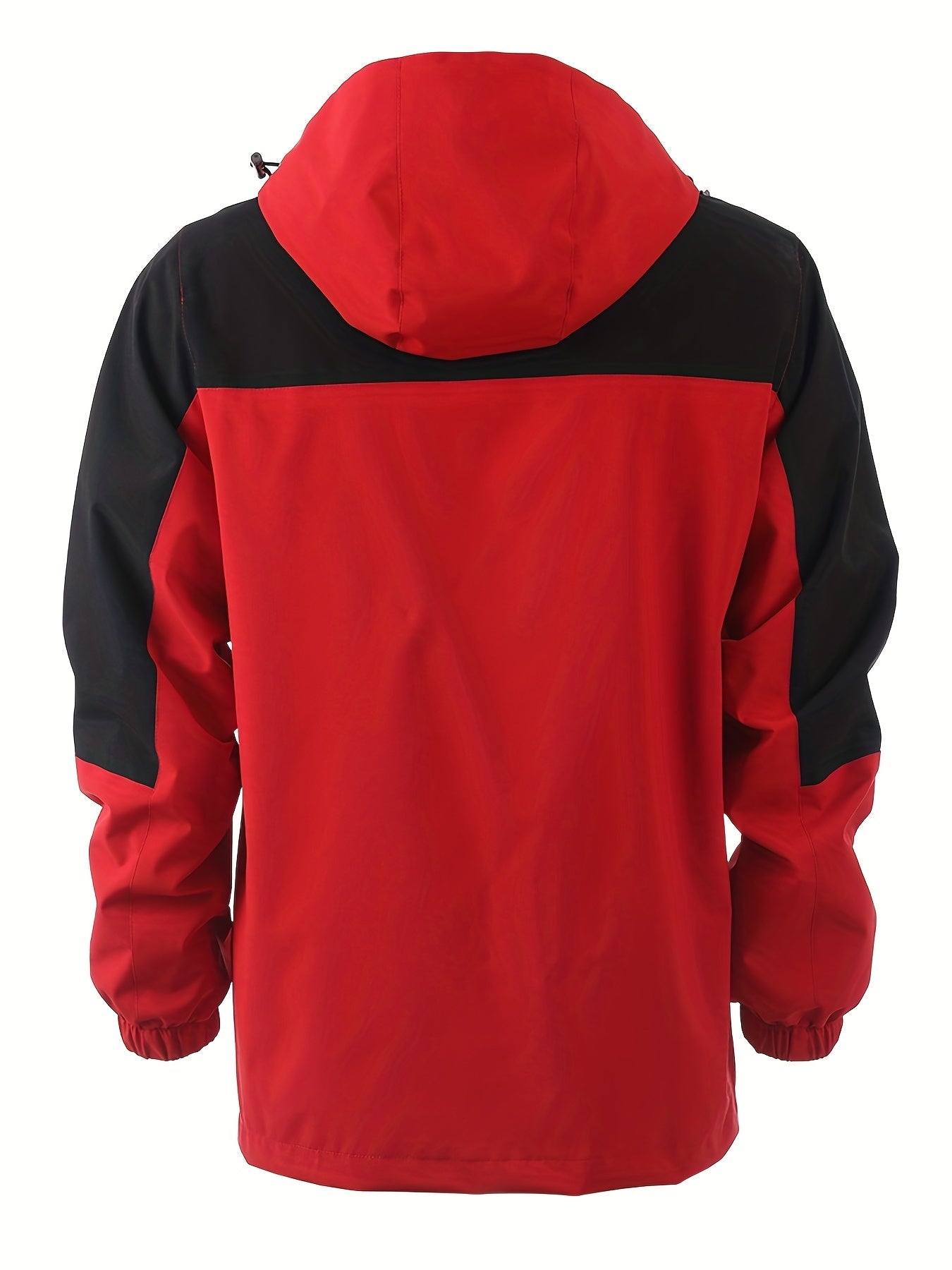 Men's Casual Hooded Waterproof Windbreaker Jacket for Outdoors