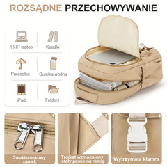 Large Capacity Schoolbag Travel Laptop Backpack