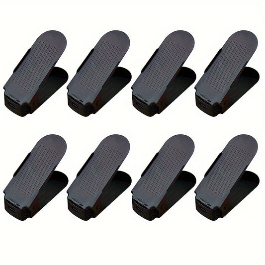 Adjustable Shoe Slot Organizer Double Layer Shoe Rack Space Saving Shoe Holder