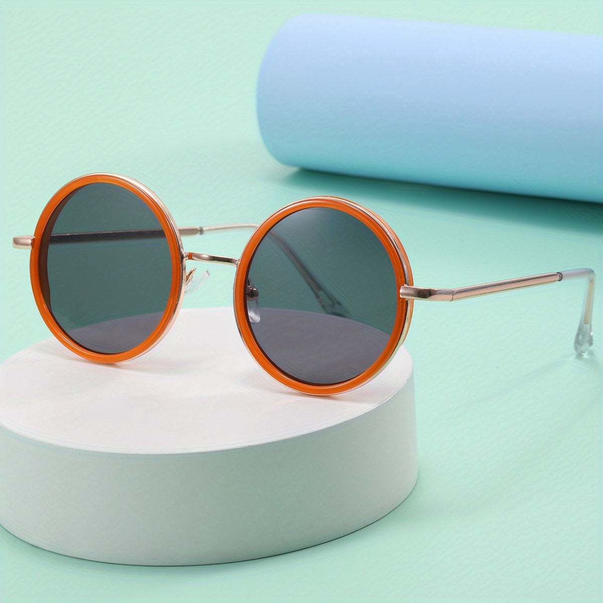 Kids Round Frame Sunglasses UV Protection