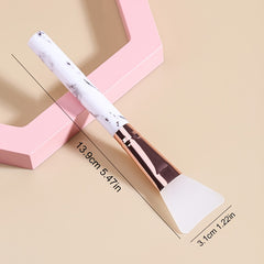 Marble Silicone Mask Brush - Facial Cleansing & Hairless Applicator