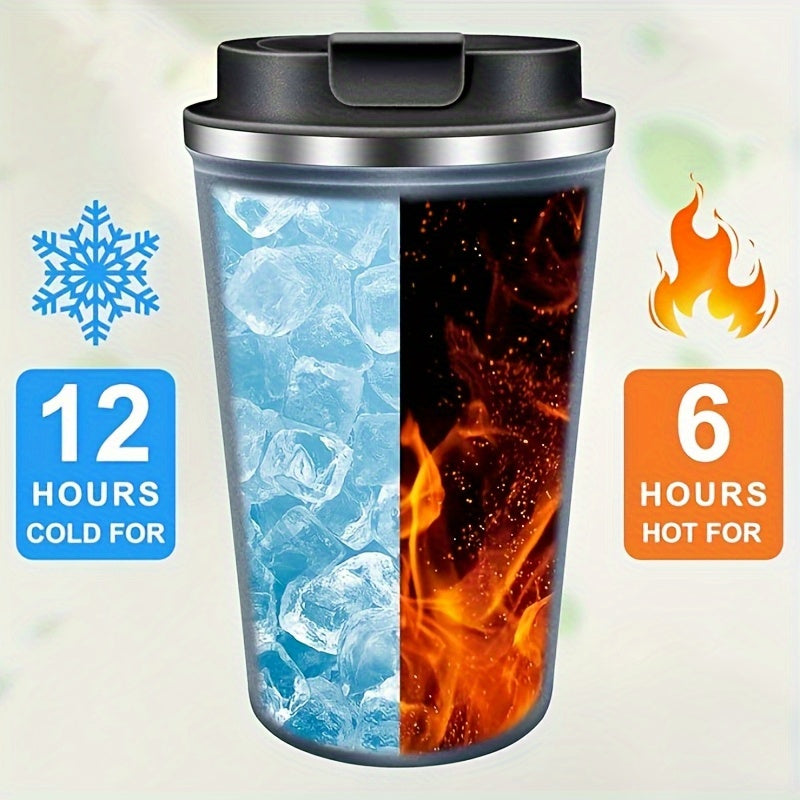 17oz Insulated Coffee Travel Mug Stainless Steel Double Wall Vacuum Leak Proof