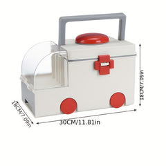 Car Shaped Medicine Organizer First Aid Box