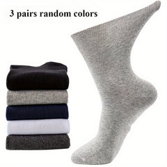 Diabetic Socks Breathable Solid No Tie for Men & Women