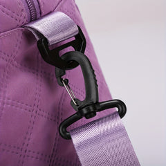 Nylon Sports Duffel Bag with Wet Dry Compartment & Shoe Pocket