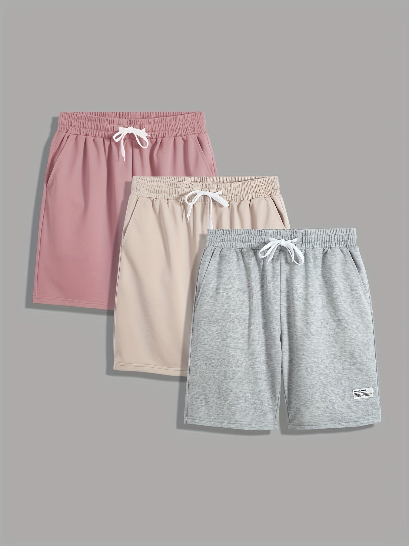 Classic Casual Cotton Drawstring Shorts for Summer
