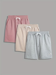 Classic Casual Cotton Drawstring Shorts for Summer