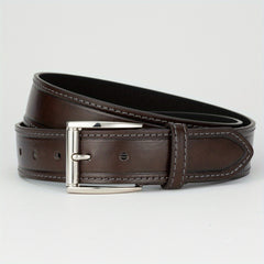 Men's Single Jacket Dress Belt Casual Alloy Pin Buckle PU Leather Belt