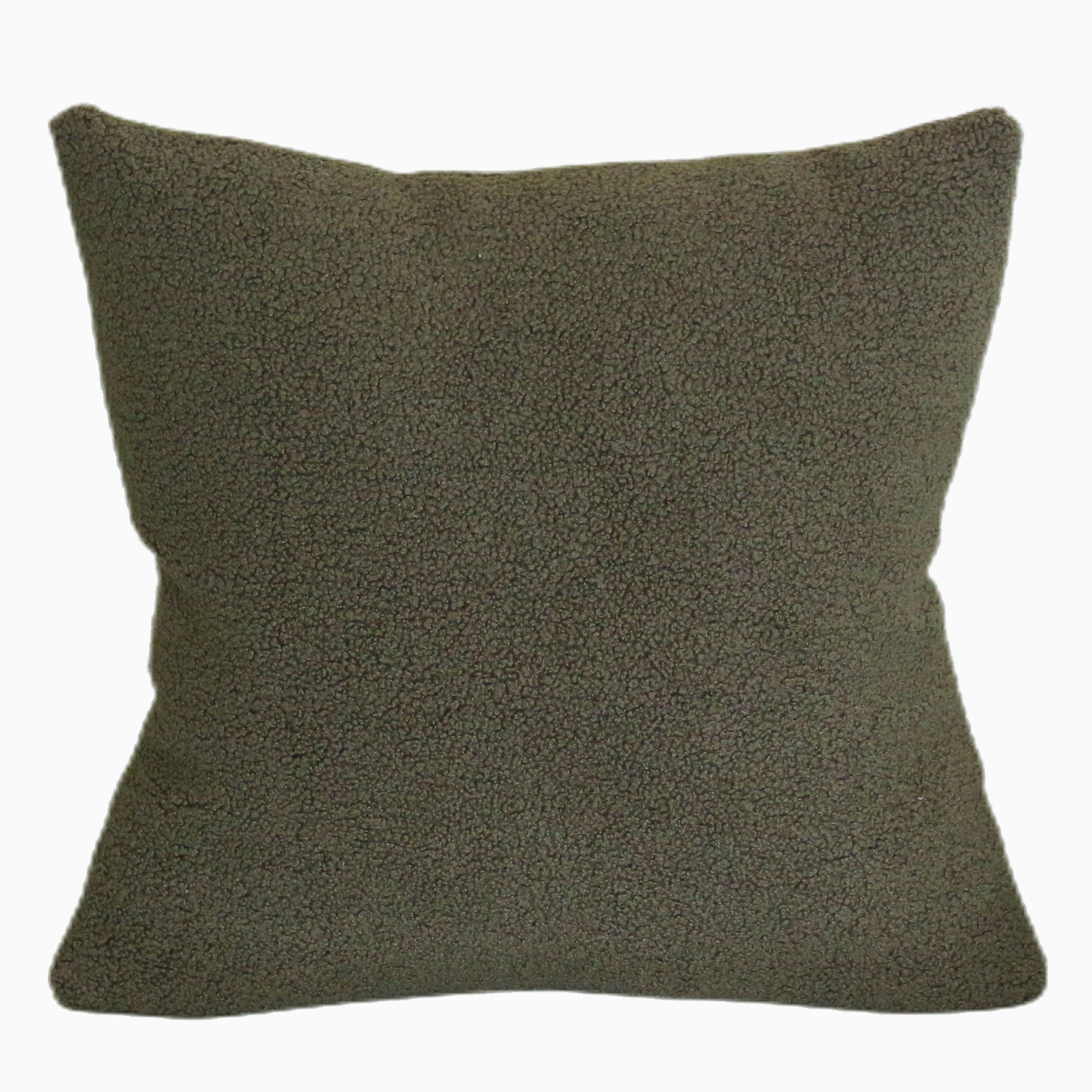 Colorful Teddy Plush Pillow Cover 18x18 Inches