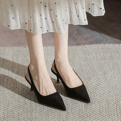 Women's Stiletto Heels Slingback Dress Pumps