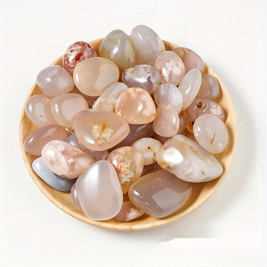 8pcs Raw Agate Crystal Gravel Flowerpot Decoration Stones
