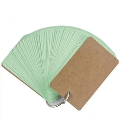 Portable Word Book Card Loose Leaf Book Ring Buckle Note Book