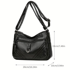 Crossbody Bag Women's Pockets Purses Daily Shoulder Bag