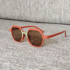 Kids Cartoon Polygon Sunglasses UV Resistant