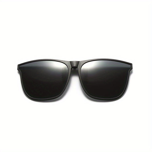 Clip on Sunglasses Polarized TR90 Frame Lightweight Flip Up Driving Fishing