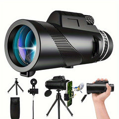 80x100 Monocular Telescope for Outdoor Observation Camping