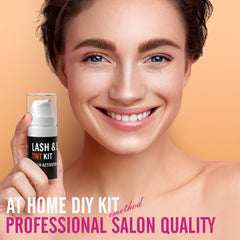 Eyelash & Eyebrow Coloring Kit - Professional Salon Effect