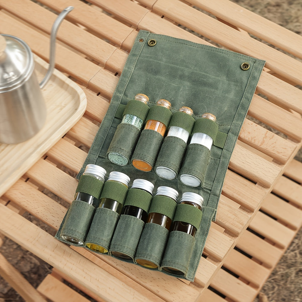 Portable Seasoning Bottle Storage Bag for Outdoor Camping