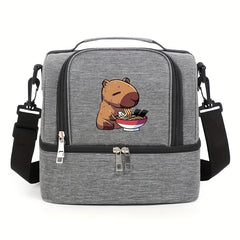 Capybara Noodle Lover Insulated Bento Bag