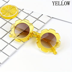 Sunflower Shaped Sunglasses UV400 Summer Eyewear for Party Outdoor Activities