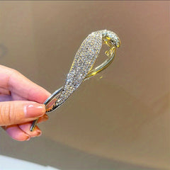 Liquid Metal Butterfly Hairpin Clip Head Claws Hair Style Accessories